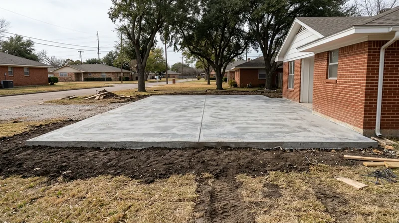 Concrete Slabs & Foundations Arlington